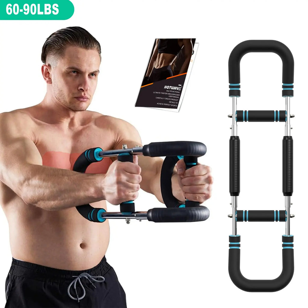 HOTWAVE Arm Trainer, Adjustable Chest Workout Equipment, Arm Trainer for Men, Chest Trainer for Men, Shoulder Muscle Training, Portable Spring Resistance Home Fitness Equipment Summerwins
