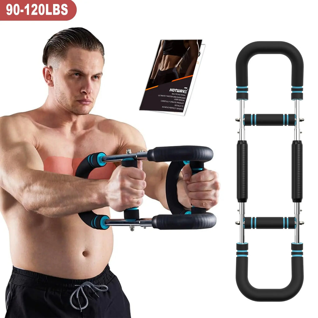 HOTWAVE Arm Trainer, Adjustable Chest Workout Equipment, Arm Trainer for Men, Chest Trainer for Men, Shoulder Muscle Training, Portable Spring Resistance Home Fitness Equipment Summerwins